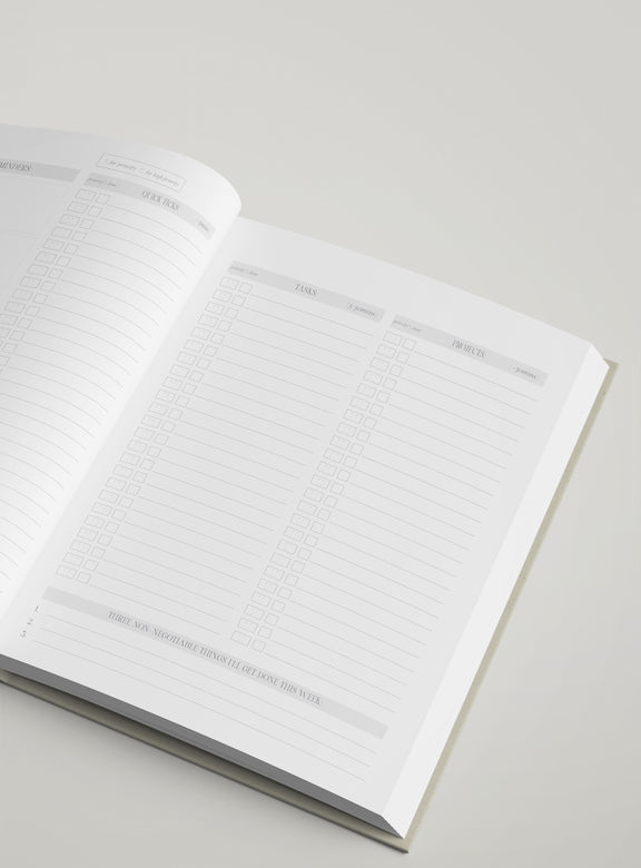 The 2026 Diary – Productivity Method
