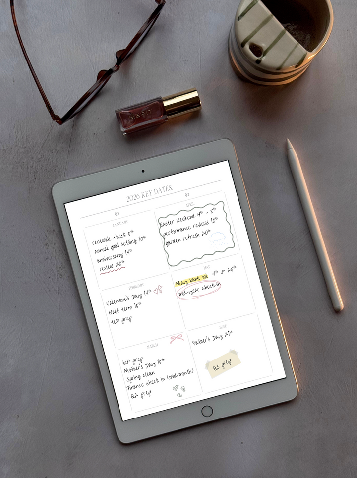 2026 Diary - Digital Download – Productivity Method