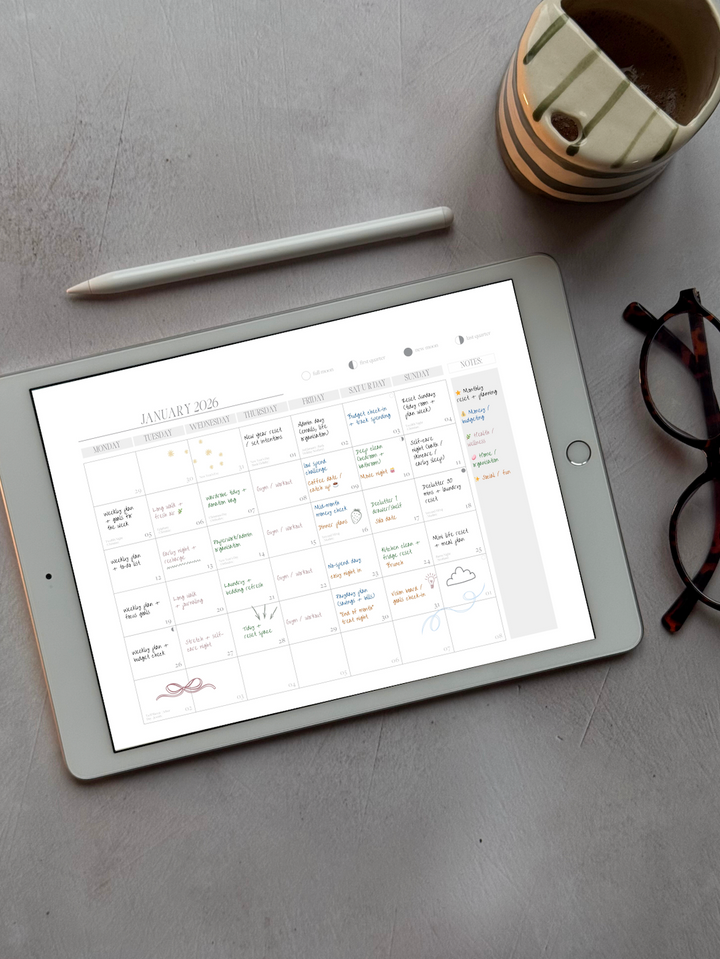 2026 Diary - Digital Download – Productivity Method