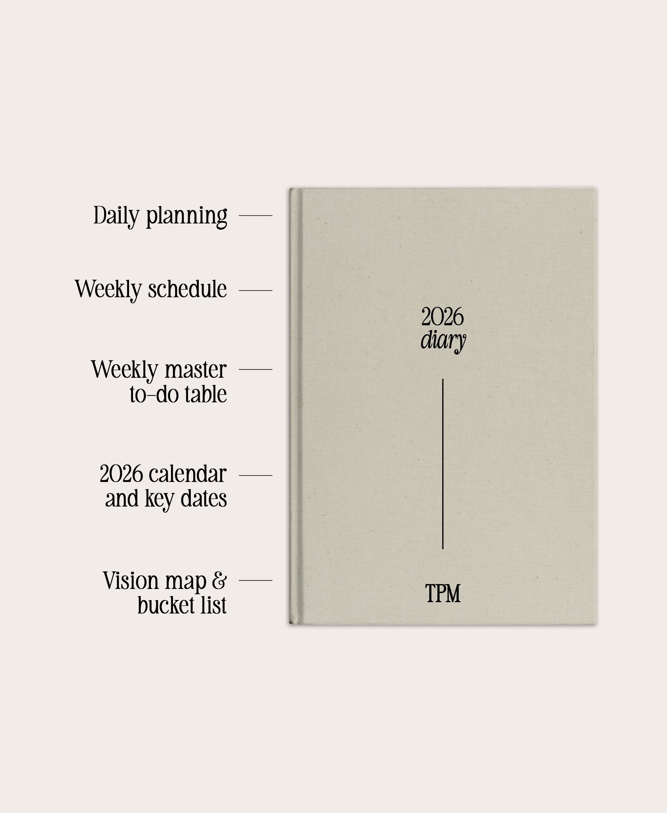 The 2026 Diary – Productivity Method