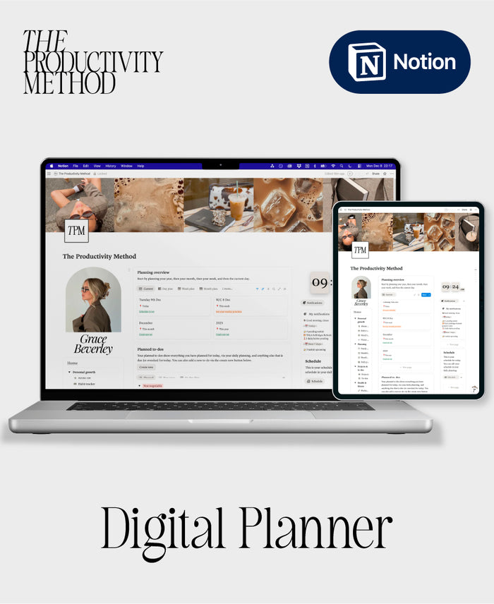 Digital Planner – Productivity Method