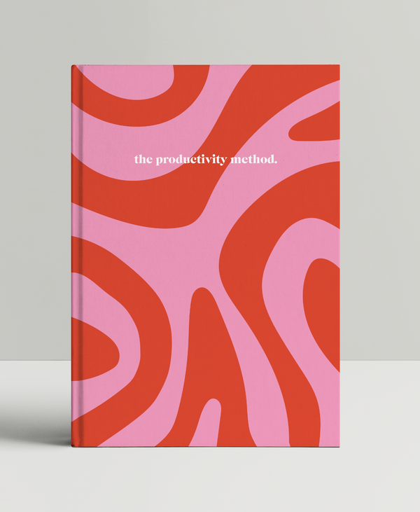 Coral Swirl Undated Daily Planner